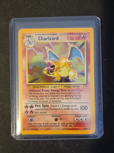 Charizard holo base set - charizard,