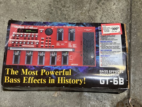 Boss processore effetti - boss, gt-6b