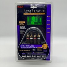 RCA Home Theatre HP HO3A 3’ cavo audio stereo ad alte prestazioni con RCA oro 24K