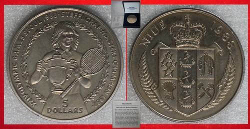 Tennis dollar niue - niue, steffi