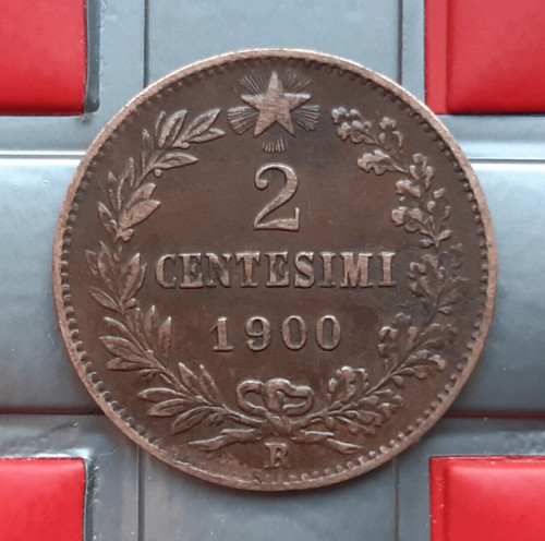 2 centesimi 1900 - (£),