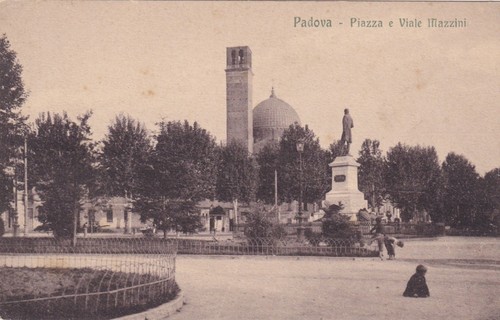 Cartolina padova piazza e - ,piazza,