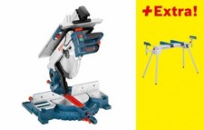 Bosch Gtm 12 Jl Sega di Combinazione + Gta 2600 Troncatrice E Circolare da Banco