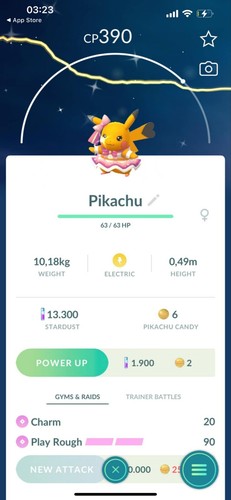 Pokémon shiny pikachu popstar - shiny,