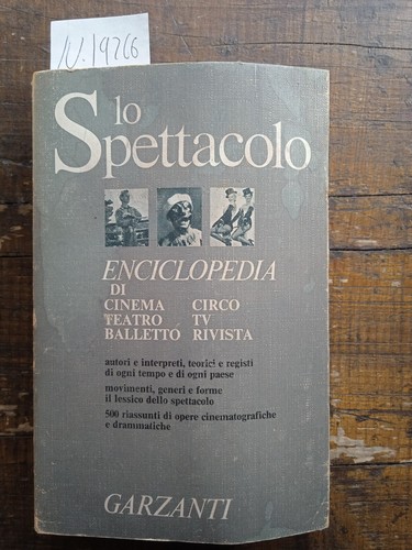 Spettacolo enciclopedia - spettacolo,