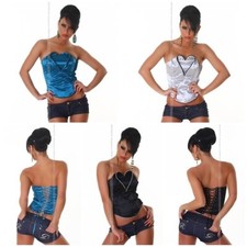 Corsetto bustino burlesque - bustino,