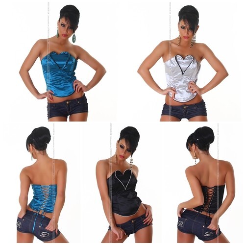 Corsetto bustino burlesque - bustino,