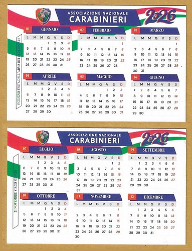 Calendario storico del corpo - calendario,