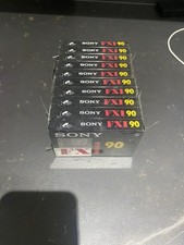 10 x SONY FX 1 90 CASSETTA