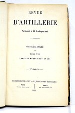 Revue d'artillerie Paris 1880