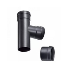 RACCORDO TUBO A T STUFA A PELLET SENZA TAPPO SCARICO CONDENSA F/F