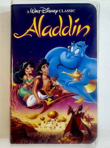 Walt disney aladdin vhs tape - walt,