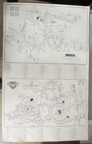 Lista ricambi originale maico - lista,
