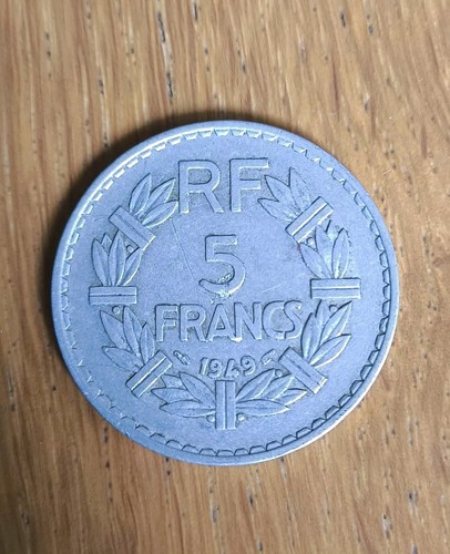Moneta francs - 5, (franchi)