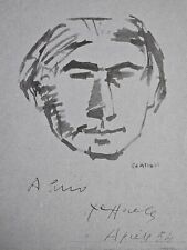 Massimo Campigli (Berlino 1895 - St. Tropez 1971) LITOGRAFIA OPERA Ritratto 1954