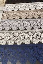 Nastro passamaneria merletto pizzo alto 11 cm macramè SWEET TRIMS 8G8048 macrame