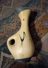 VASO BROCCA CARAFFA VERSATOIO CERAMICA C.A.M.A DERUTA ANNI '50 VINTAGE FUTURISTA