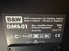 Bowers and Wilkins B&W