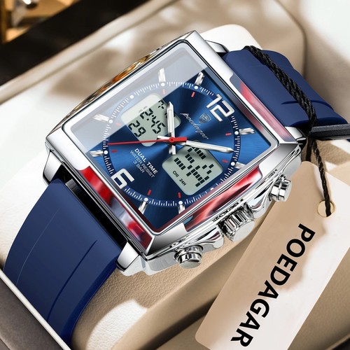 Orologio elettronico quadrato