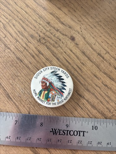 Vintage sioux city - city, stock
