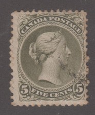 Canada Scott #26iv 5 cent