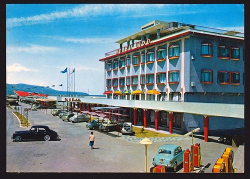 Messina cartolina hotel lido - cartolina,