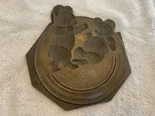 Vintage orsacchiotto ottone