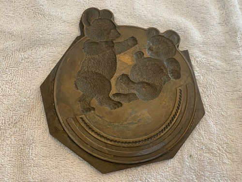 Vintage orsacchiotto ottone