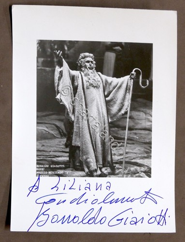 Musica lirica autografo del - autografo,