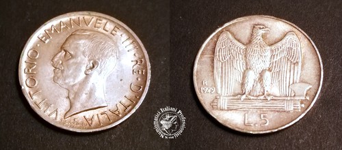 Lire 1929 argento - 1929**,
