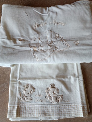 Set coperta lenzuolo culla - set,