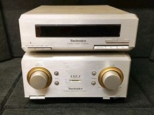 Technics SE & ST-HD350 Amplificatore Stereo Sintonizzatore Separato Mini HiFi Ribbon System 