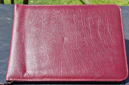 Cathian burgundy leather - burgundy,
