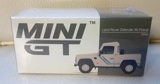 Mini GT Land Rover Defender 90 Pickup White 338 scale model 1:64