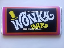 Tavoletta di cioccolato Willy Wonka con biglietto d'oro (cioccolato incluso) (1 barretta con ordine)