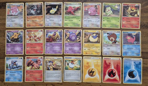 Pokemon cards set hs - cards,