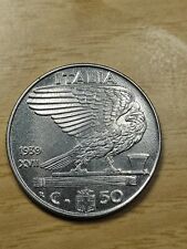 50 CENTESIMI 1939 XVII - REGNO IMPERO - AMAGNETICA - ITALIA ...f307