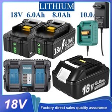 Per Makita 18V batteria 12,0Ah 8,0Ah 6,0Ah BL1850B BL1830 BL1860B 18Volt/Caricabatterie