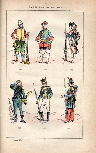 1877 uniformi francesi storia - francesi,