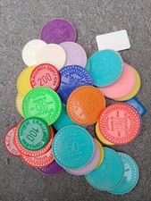 lotto gettoni in plastica Standa e cooperativa alleanza torinese 