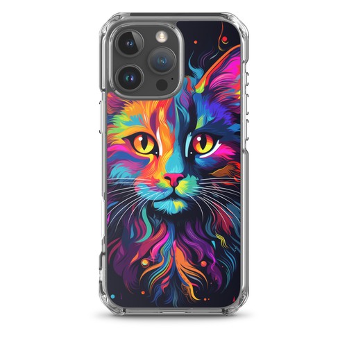 Custodia iphone day glo cat - iphone,