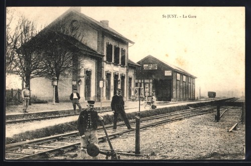 Cpa saint just - cpa, saint-just-saint-rambert