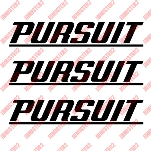 Adesivi vinile pursuit - adesivi, boat