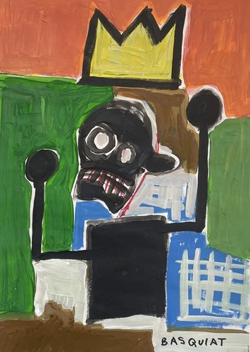 Jean michel basquiat dipinto - basquiat,