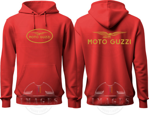 Felpa moto guzzi con cappuccio - felpa,