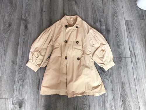 Trench cappotto beige zara - cappotto,