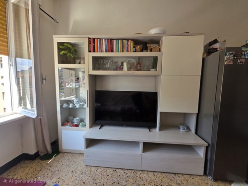 Parete attrezzata soggiorno - attrezzata,