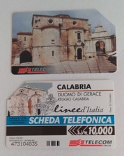   Scheda telefonica usata linee d' Italia Calabria Duomo di Gerace RC come  foto
