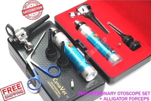 Set otoscopio veterinario - otoscopio,
