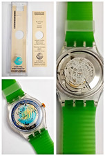 Swatch Automatico Nuovo NOS Time To Move SAK102 1992 Vintage Orologio da polso